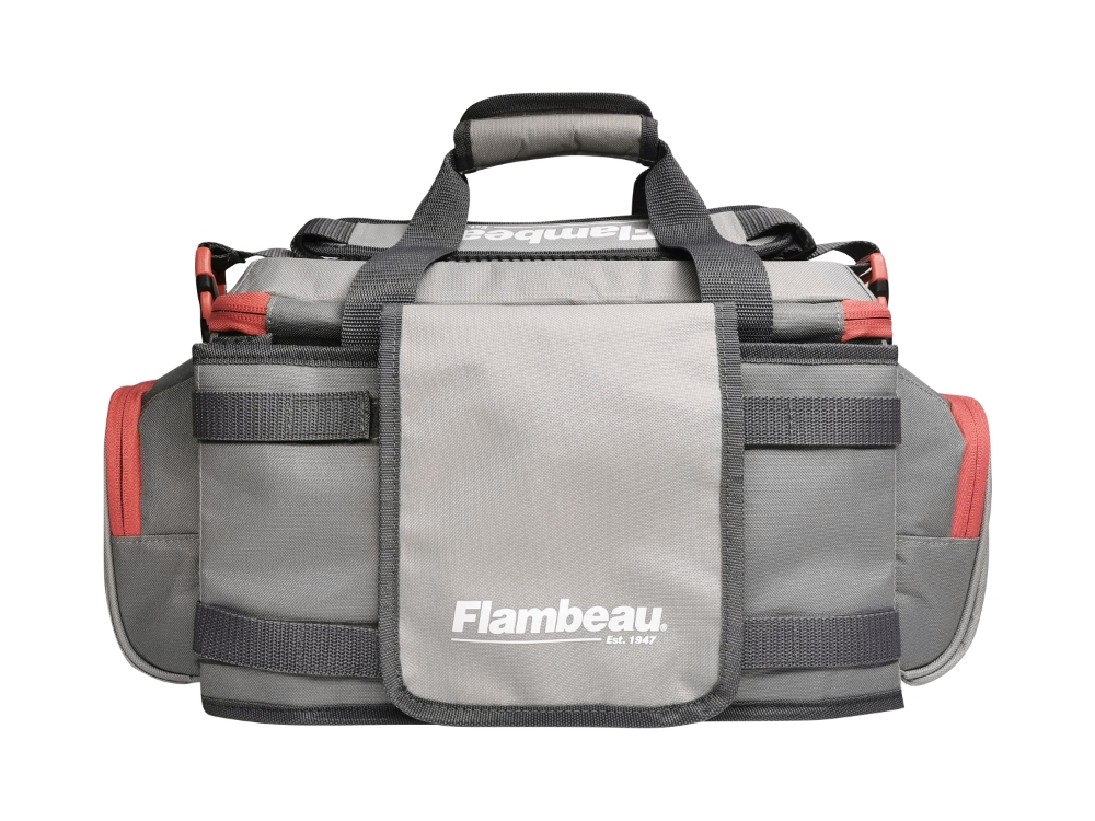 5007 Flambeau Pro-Angler Tackle Bag (Grey/Red 5007 Flambeau Pro-Angler Tackle Bag (Grey/Red