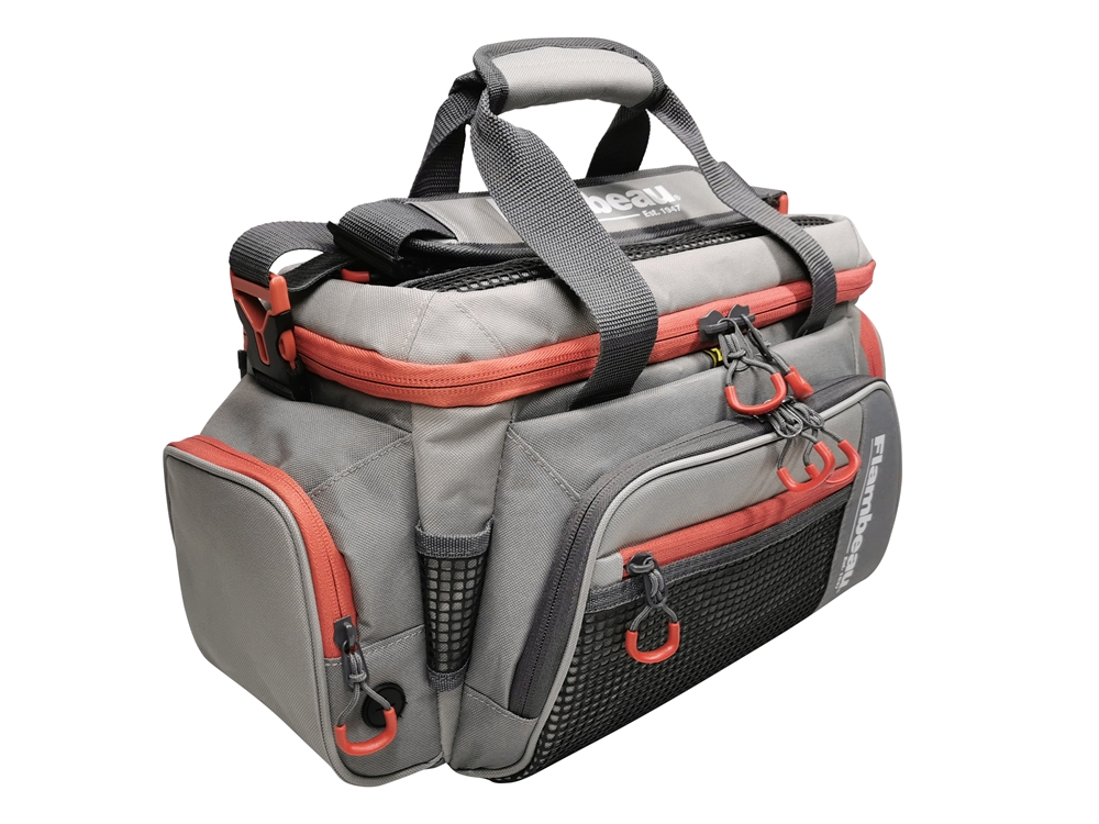 5007 Flambeau Pro-Angler Tackle Bag (Grey/Red