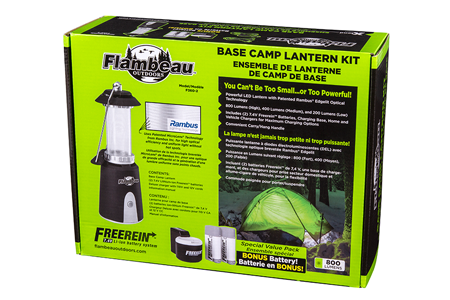 7.4V Rechargeable Base Camp Lantern Kit