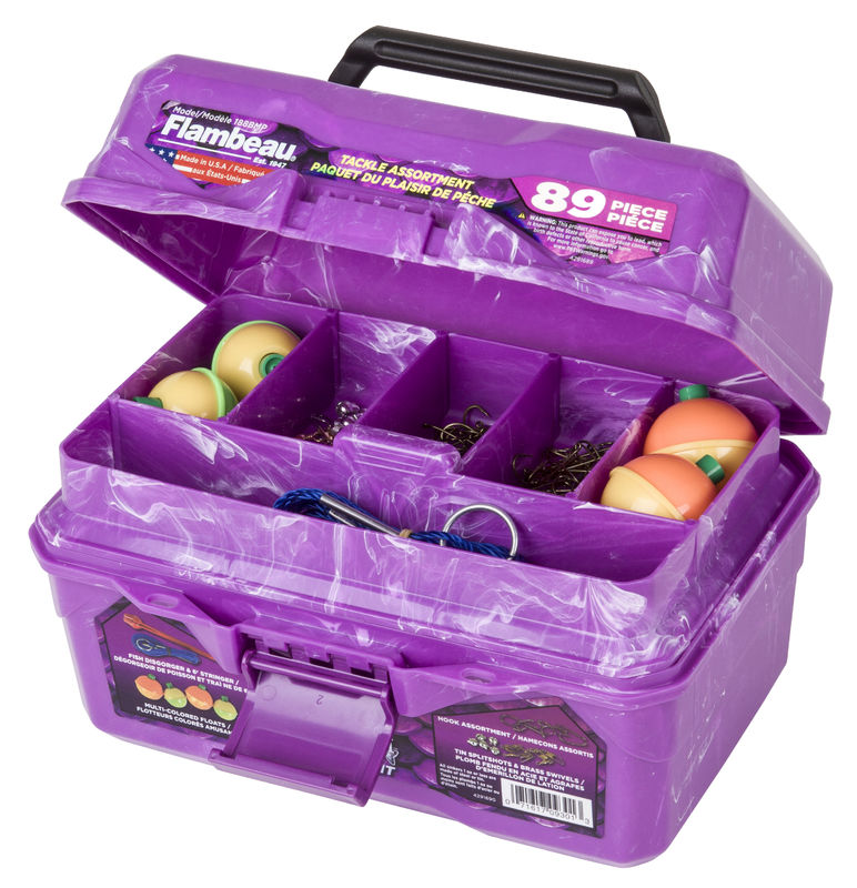 Big Mouth Tackle Box Kit - Purple Swirl Big Mouth Tackle Box Kit - Purple Swirl