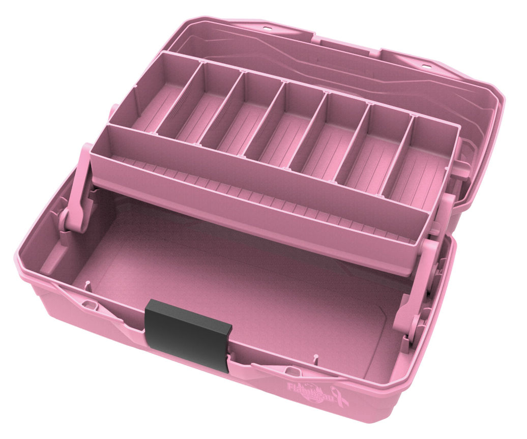 Flambeau Classic Tackle Box 1-Tray - Pink Ribbon