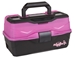 Classic 2-Tray - Frost Series Pink closed isometric angle