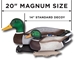 Masters Series Original Super Magnum Mallard Duck Size