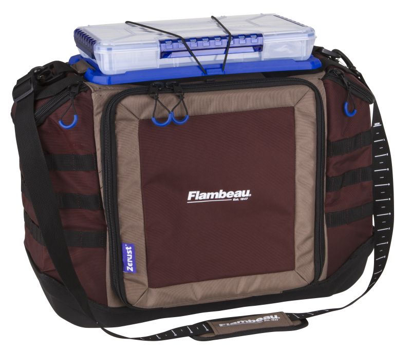 flambeau top load soft tackle box with zerust MAXIMIZER MUSKY Chaos With room for up to 63 spoons up to 5L Portage Alpha Large Duffle
