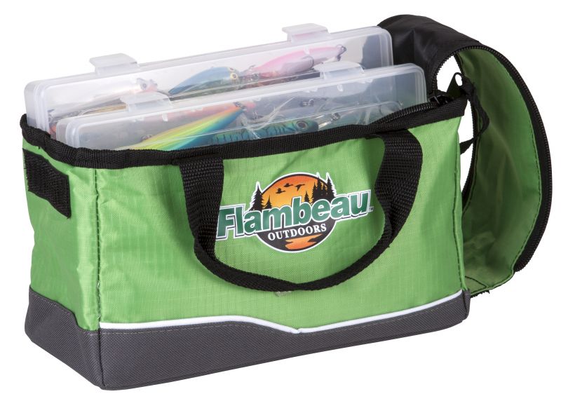Small Lightning Tote open