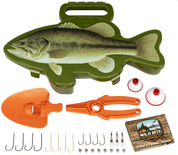 Flambeau Outdoors  Wild Bite Adventure Fishing Kit - BASS #440WBB